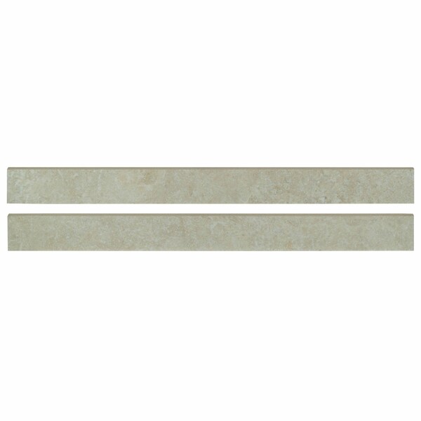 Livingstyle Pearl 2 In. X 24 In. Matte Porcelain Wall Tile, 12PK
